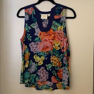 Anthropologie floral tank, size 10, new with tags